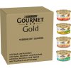 Jumbo balenie Gourmet Gold Terrine konzervy 96 x 85 g - kura a cuketa, hovädzie a mrkva, kačica, mrkva a špenát, hovädzie a mrkva, tuniak a paradajky