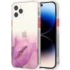 AppleKing mramorovaný kryt odolný proti poškrabaniu pre iPhone 14 Pro Max - fialový - možnosť vrátiť tovar ZADARMO do 30tich dní