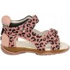 Ružové sandále s panterovým vzorom pre dievčatko BARTEK veľ. 26