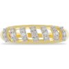 Galéria Šperkov Zlatý Prsteň s Bielym Diamantom Y52919
