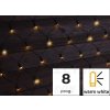 TRACON CHRNOP220WW, LED programovatelná vianočná svietiaca sieť, IP44, teplá biela, 5+3x1,5M