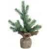 Chic Antique Zelený vianočný stromček v jute Fleur Fir Tree - 27cm - Chic Antique