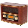 Retro rádio, hnedá, ADLER AD1187