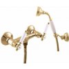 MORAVA RETRO - Sprchový set s batériou, zlatý lesk MK580.0/2Z, RAV Slezák Farba: GOLD - lesklý, Rozmer: 100 mm, #: MK580.0/2Z