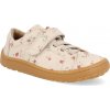 Barefoot tenisky Froddo - Elastic Flowers béžové kvety