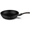 BERLINGERHAUS Pánev WOK s mramorovým povrchem 30 cm Black Rose Collection BH-6178