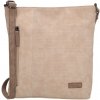 Crossbody taška Beagles Brunete - svetlá taupe