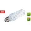 Úsporná žiarovka, špirála, 20W, E27, teplá biela