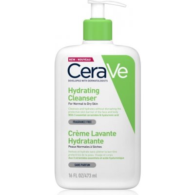 CeraVe Hydrating Cleanser čistiaca emulzia s hydratačným účinkom 473 ml