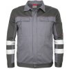 Bavlnená pracovná bunda DELUX REFLEX GREY