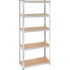 tectake 405050 regál - 180 x 75 x 30 cm, 350 kg