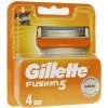 Gillette Fusion náhradné čepele 4 ks pre mužov