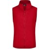 James & Nicholson (Daiber) Dámska fleecová vesta JN048 - Červená | 2XL