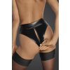 Noir Handmade F260 Powerwetlook Waisted Panties with 2 Way Zipper