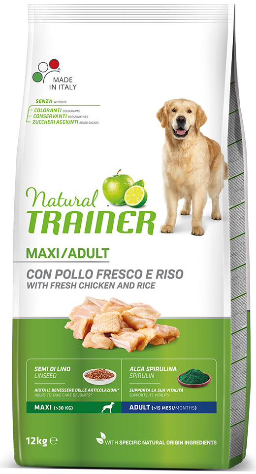 Trainer Natural Maxi Chicken Rice & Aloe vera 2 x 12 kg