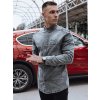 Dstreet pánska košeľa šedá DX2585