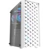 Počítačová skriňa Darkflash DK351 + 4 ventilátory (biela) DK351 White