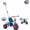 Smart Trike 1380400 Fun s vodiacou tyčou a gumenými kolesami ultraľahká modro červená