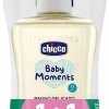 CHICCO Mlieko telové s dávkovačom Baby Moments 500 ml + Šampón Baby Moments 200 ml