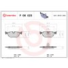 Sada brzdových platničiek kotúčovej brzdy BREMBO P 06 023