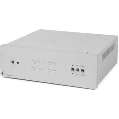 ProJect DAC Box RS SILVER (Vyspelý D / A prevodník referenčné triedy firmy Pre Project DAC BOX RS pre všetky druhy zdrojov digitálneho stereofónneho zvuku)