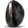 Genius Ergo 8250S, Myš, bezdrátová, vertikální, 1600DPI, 6 tlačítek, tichá, černo-zlatá 31030031400