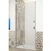 GELCO TRINITY CHROME 100cm ľavé dvere do niky s pevnou stenou v rovine, profil chróm, sklo číre, GT1210CL-CH