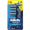 Gillette Sensor3+ Comfort holiaci strojček + 8 náhradných hlavíc, strojček+8 ks