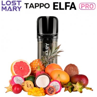 Elf Bar-Lost Mary Tappo Cartridge Tropický koktejl (Fruits tropicaux) 20mg