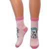 Ponožky bavlnené labkova patrola 2219, 2220, 2232 svetloružová 14 - 16 EU /6-12M/