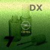 OPEL - DX - TROPICAL GREEN metal. barva retušovací tužka