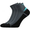 VoXX Aston silproX Unisex športové ponožky 3 páry tmavo šedá
