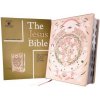 Jesus Bible Artist Edition, ESV, Leathersoft, Peach Floral, Thumb Indexed