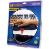 SANDBERG Mousepad with gel wrist pad Bk