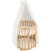 NUNO Tylový baldachýn nad detskú postieľku biely
