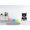 Lepy.sk Samolepka na stenu Mimoň - Batman Velikost (šírka x výška): 80x120cm, Farebná varianta: Biela