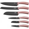 Sada kuchynských nožov v kazete 6 dielna Berlingerhaus I-Rose Edition BH-2513