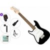 Fender Squier Mini Stratocaster IL LH Standard SET Black Elektrická gitara