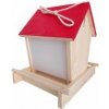 J.A.D. Tools Kŕmidlo vtáčí domček 21 x 16 x 20 cm drevené