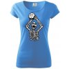 Basketbal kostra - Dámske tričko Pure - 3XL ( Svetlomodrá )
