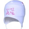 RDX Dojčenská zaväzovacia čiapka Mačka Biela