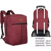 Peterson Ryanair, Wizzair palubný batoh PTN PP-BORDO-BLACK 40 x 25 x 20 cm