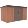 Zahradní domek G21 GRAH 700 - 340 x 206 cm, hnědý