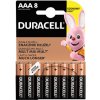 Batéria alkalická, AAA (LR03), AAA, 1.5V, Duracell, blister, 8-pack, 42323, Basic