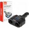 Dvojitá predlžovacia zásuvka PD30W PD20W QC3.0 12/24V max 200W AMIO-04174