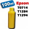 Atrament pre kazety Epson T0714 / T1284 / T1294 yellow 100ml