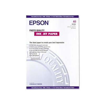 EPSON A3, Photo Quality Inkjet Paper (100listů) C13S041068