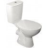 AQUALINE - JUAN WC kombi misa, dvojtlačidlo, zadný odpad, biela LC2154