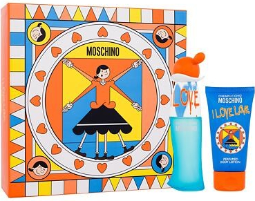 Moschino Cheap And Chic I Love Love dárková sada: EDT 30 ml + tělové mléko 50 ml