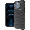 Techsuit CarbonFiber kryt na iPhone 12 Pro Max – čierny